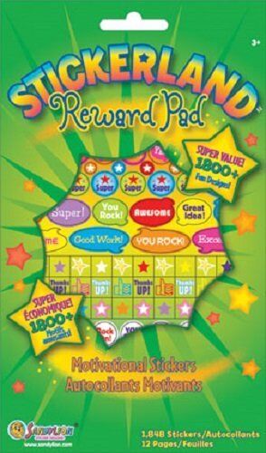 Elf Reward Stickers Assorted Sizes Ideal For Christmas Pad Of 544 Stickers