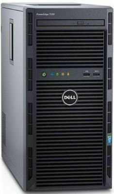 Dell PowerEdge T130,4x3.5'',1xE3-1270v6,16GB,2x300GB SSD 2x4TB SAS,H330,with OS.