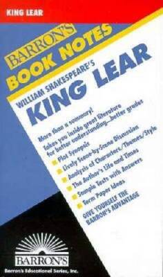 William Shakespeares King Lear (Barrons Book Notes) - Paperback - VERY GOOD