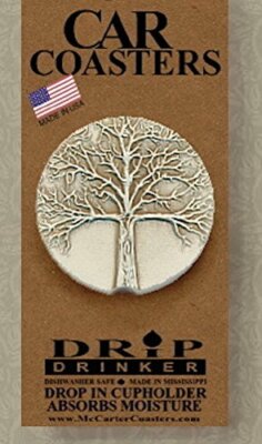 McCarter Coasters - Car Coaster - Set of 2 - Tree