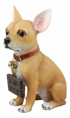 Ebros Gift "You Want Some of This Feisty Chihuahua Dog Statue 12.5" Tall
