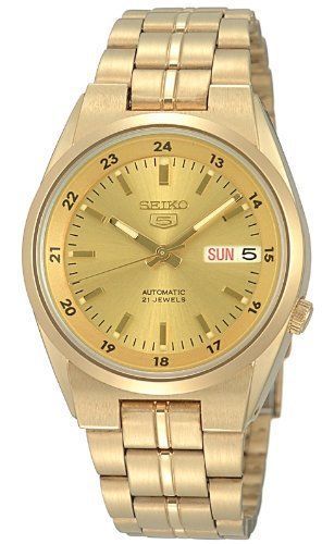 L065 SEIKO Cronos ALL GOLD 80MICRONS 時計 Seiko Chronos Special Watch Men 36mm Silver Dial Gold Tone