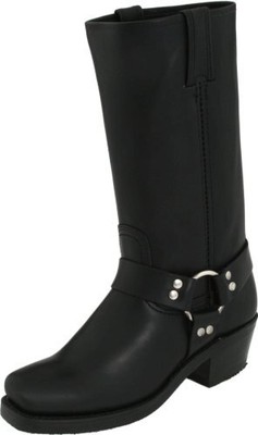 Pre-owned Frye Women's Harness 12r Boot, Black, 5.5 Medium Us