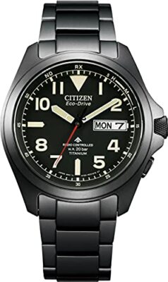 Pre-owned Citizen Promaster Land Eco-drive At6085-50e Solar Men's Watch Black