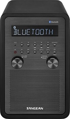 SANGEAN WR-50 AM/FM-RBDS/Bluetooth Wood Cabinet Table Top Ra