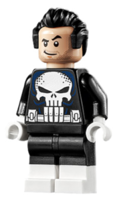 LEGO Punisher Minifigure - 76178 Spiderman Daily Bugle - Marvel Superheroes  NEW