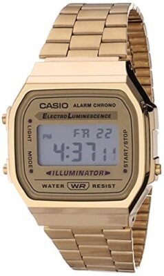 Casio A168WG-9WDF NEW Men's Watch Vintage Retro Gold Stainless Steel -