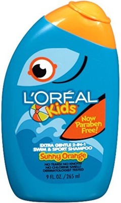 Paris Kids Extra Gentle 2-in-1 Shampoo, Sunny Orange Swim Citrus 9 Fl Oz