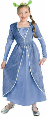 Deluxe Shrek Kids Child Girls Princess Fiona Halloween Costume Dress size Small
