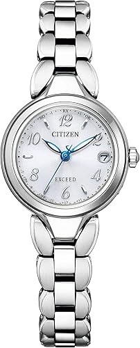 Pre-owned Citizen Es9470-50a Exceed Eco-drive Analog Watch Women Titania Happy Flight