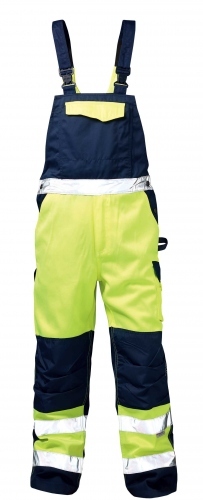 Elysee Marken Warnschutz Bundhose Bundjacke Latzhose Gelb/Orange 