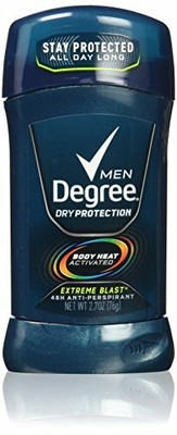 Degree Deodorant 2.7 Ounce Mens Extreme Blast (79ml) (3 Pack)
