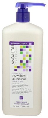 Andalou Naturals Освежающий гель для душа с лавандой и тимьяном, 32 унции жидкости
