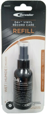 Discwasher RD20472 D4+ Vinyl Record Cleaning Solution Refill .50 ML [New Vinyl A
