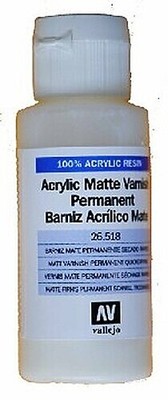Vallejo 60ml Bottle Matte Varnish - Hobby and Model Acrylic Paint - #26518