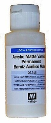Vallejo 60ml Bottle Matte Varnish - Hobby and Model Acrylic Paint - #26518