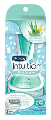 Schick Intuition Naturals Razor System Sensitive Care 1 EA (5 Packs)