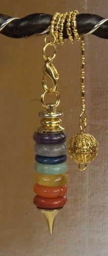 Jovivi 7 Chakra Edelstein Pendel Esoterik Radiästhesie Mit Kette
