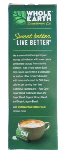 Whole Earth Stevia Leaf & Monk Fruit Natural Sweetener Blend  - Non-GMO - 0 Cal