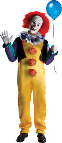 Adult Deluxe Pennywise The Clown Scary Horror It Circus Halloween Costume 881562