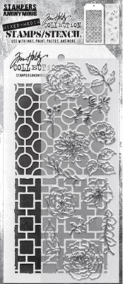 U CHOOSE Tim Holtz Stampers Anonymous Mixed Media Stamps & Stencil Sets