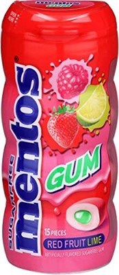 Gum - Red Fruit Lime - Sugarfree (Pack of 10)