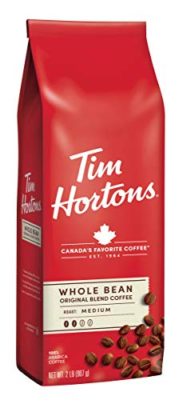 Tim Hortons Whole Bean Original, Medium Roast Coffee, Made with 100% Arabica 32