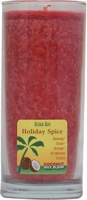 Aloha Bay Coconut Wax Эфирное масло Свеча Holiday Spice 11 унций Стеклянная банка