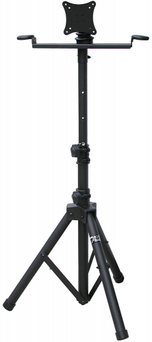 S For Flat Screens Monitor Stand Tripod Mount Folding Karaok