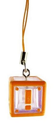 Super Mario 3D Land Icon Danglers Approx.75 inch Keychain Fig- Exclamation Block
