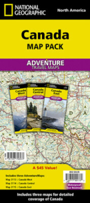 Canada, Map Pack Bundle: Travel Maps International Adventure/Destination Map