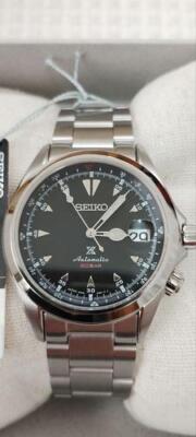 Pre-owned Seiko Prospex Alpinist Limited Model Sbdc087 Silver Black Wrist Watch Sports