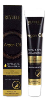REVUELE ARGAN OIL Hand & Nail Cream-Serum Cell Regeneration Oxygen Infusion 50ml