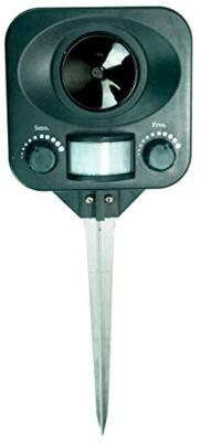 Bird-X Solar Yard Gard Electronic Animal Repeller keeps unwanted pests out of