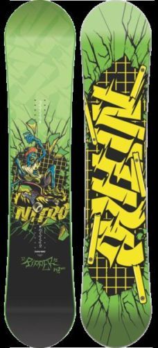Nitro Ripper X Volcom Kid's All-Mountain Snowboard, 121cm