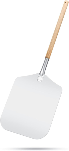 Pizza Peel With Long Handle, Bamboo Pizza Spatula Bevelled