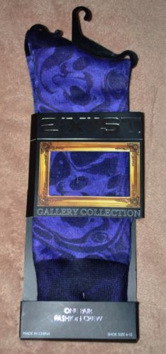Calze Uomo Alfani – 2 Paia Colore Viola – Taglia Scarpa 7-12 (calze 10-13) – Nuove Con Etichette