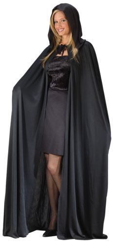 Black Costume Capes, Coats and Cloaks
