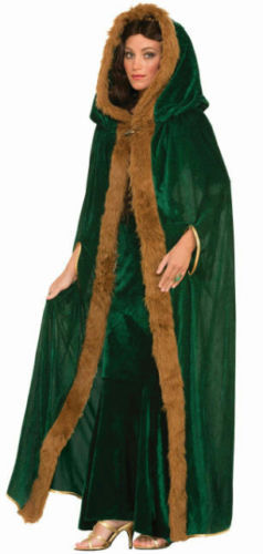 Medieval & Gothic Costume Capes, Coats and Cloaks