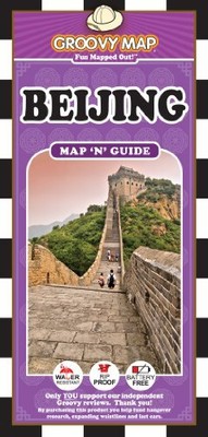 GROOVY MAP 'N' GUIDE BEIJING (2012) By Aaron Frankel **BRAND NEW**