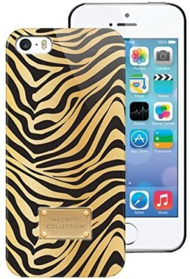 Macbeth Collection Iconic Hardshell Case for iPhone 5 / 5S - BLACK/GOLD