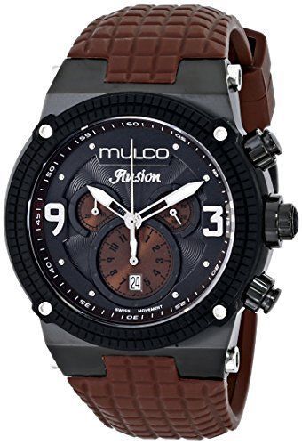 MULCO Unisex MW5 1836 065 Titan Wave Analog Display Japanese Quartz Black Watch eBay