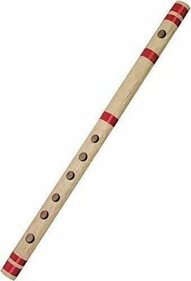 Handmade Wooden Flute Indian Musical Instrument Bansuri Scale C For Beginner