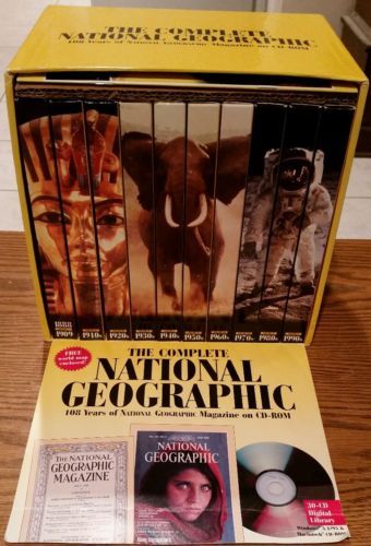 National Geographic 108 年　cd-Rom National Geographic 108 Years CD-ROM