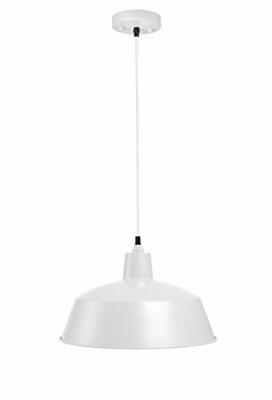 LEDPAX Technology Farmhouse Ceiling Light, Adjustable, Matte White