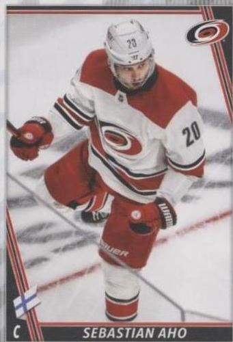 2020-21 Topps NHL Stickers - Sebastian Aho #91