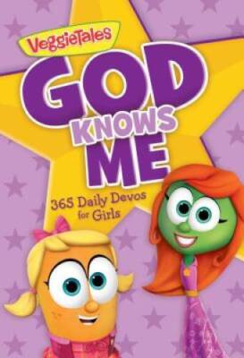 God Knows Me: 365 Daily Devos for Girls (VeggieTales) - Paperback - GOOD
