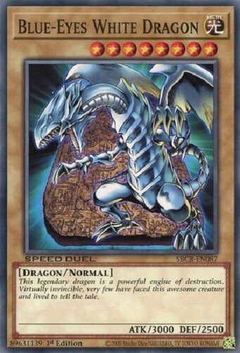 Yugioh - Blue Eyes White Dragon - 1st Edition - NM - Free