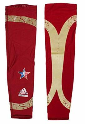 Нарукавник Adidas Assorted Techfit Powerweb GFX, красный/золотой