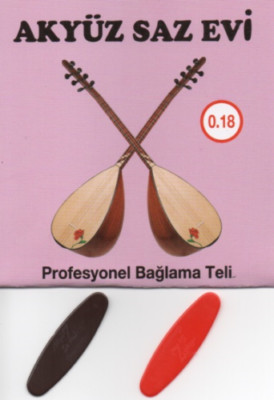 Kisa Sap Tel 0,18 Saz / Baglama / Tembur Teli / Saiten / Strings AKYÜZ SAZ EVI
